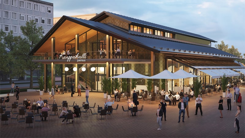 Kauppahalli Joensuun kuva